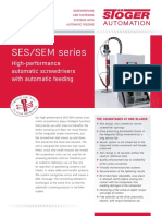 SES/SEM Series: High-Performance Automatic Screwdrivers With Automatic Feeding