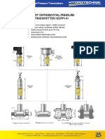 Smart Differential Pressure Transmitter Hdpm-41: PD Type PZ Type PZ316 Type PM12 Type