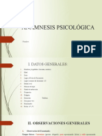 Anamnesis Psicológica 3.0