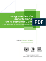 La Argumentación Constitucional de La Suprema Corte: A Diez Años de La Reforma de Derechos Humanos