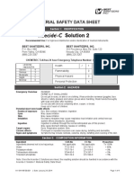 Solution 2: Material Safety Data Sheet