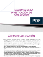 Aplicaciones de La Investigación de Operaciones