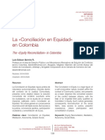 La Conciliacion en Equidad en Colombia