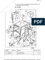 Backhoe Loader 1CX 208 Cab Glazed Parts