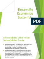 Desarrollo - Sostenible - Sostenibilidad Debil y Fuerte 2021