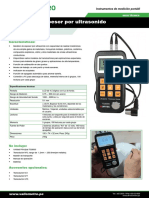 Medidor de Espesor Por Ultrasonido TG3000