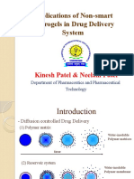 Applications of Non-Smart Hydrogels in Drug Delivery System