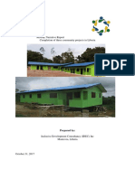 IDEC Final Report - Completion of Three Community Projects in Liberia - Oct 2017