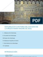Mariología. Naturaleza e Historia.