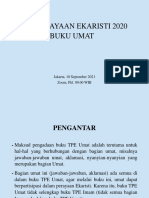 Sosialisasi Tata Perayaan Ekaristi 2020 Buku Umat