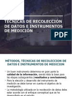 TECNICAS DE RECOLECCION DE DATOS