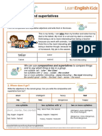 Homework - Comparatives and Sup