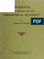 Joseph H. Fussell - Incidents in the History of the Theosophical Movement