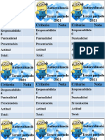 Autoevaluación Tercer Periodo