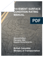 2002 Pavement Surface Condition Rating Manual