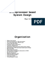 Microprocessor Based System Design - 1 - Lec