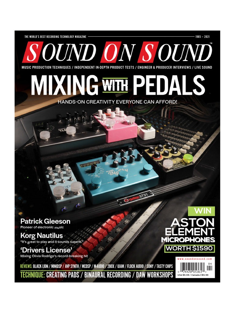 Sound On Sound 04 2021 USA | PDF | Microphone | Recording