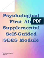 Psychological First Aid Supplemental Self-Guided SEES Module