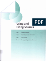 Using and Citing Sources