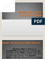 Electric Field Calculations