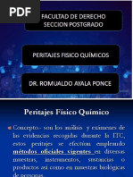 Peritaje Físico Químico - CLASE 07