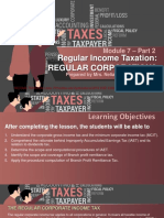 M7 - P2 Corporate Income Taxation (15B) - Students'