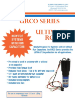 URCO Series Ultimate RCO: Now For Systems With Run Capacitors!