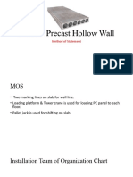 Internal Precast Hollow Wall
