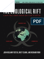 Clark; Foster; York (2011) the Ecological Rift - Capitalism's War on the Earth