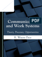 R. Wayne Pace - Communication and Work Systems - Theory, Processes, Opportunities-Cambridge Scholars Publishing (2018)