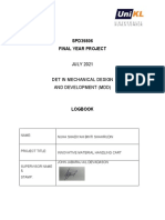 SPD39806 Final Year Project: JULY 2021