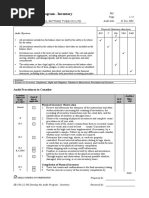 19d (12-00) Develop The Audit Program - Inventory