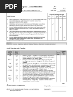 19h (12-00) Develop The Audit Program - Accrued Liabilities and Deferred Income