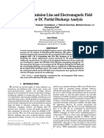 Design of EM Field Sensors and Transmission Line for DC PD Analysis