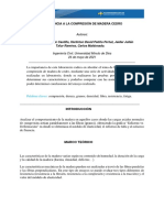 Ensayo Resistencia A La Compresión de Madera