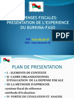 Dépenses fiscales_Expérience de Burkina Faso