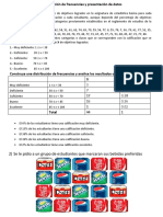 Practica II Distribucion de Frecuencias y Presentacion de Datos, Ejs - 3,4,5,7,10.