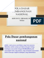 13 Pola Dasar Pembangunan Nasional