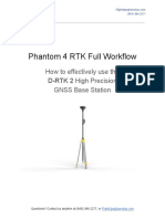 Phantom 4 RTK Workflow: Achieve Survey-Grade Accuracy with a Single Ground Control Point