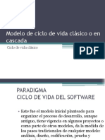 03. Ciclo de Vida Clasico o Modelo en Cascada