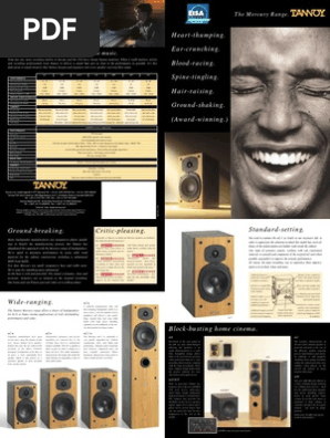 Tannoy Mercury M1 Brochure PDF Loudspeaker Sound Recording