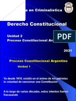 Proceso constitucional argentino desde 1810 hasta la actualidad