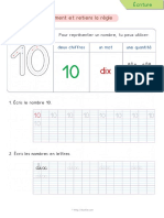 10 Ecrire Les Nombres en Lettres Chiffres Cp Ce1 Dix