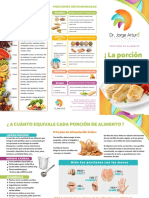 Porciones de Alimentos Triptico PDF