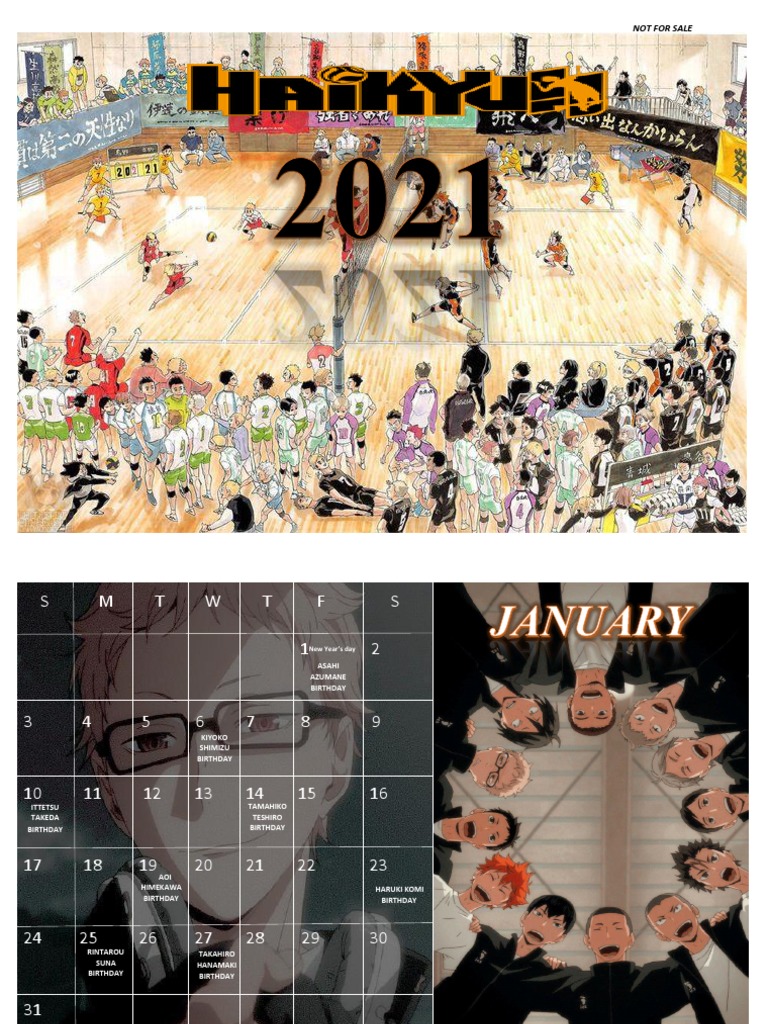 Haikyuu Calendar Copy 2 PDF