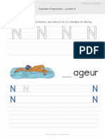 14 Fiche Maternelle Gs Feuille d Ecriture Alphabet Lettre n