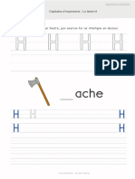 8 Fiche Maternelle Gs Feuille D Ecriture Alphabet Lettre H