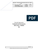 ADM - GU139 Guía Del Ingresante - Evaluación de Documentos 2021 Ciclo Marzo - Lima Ate