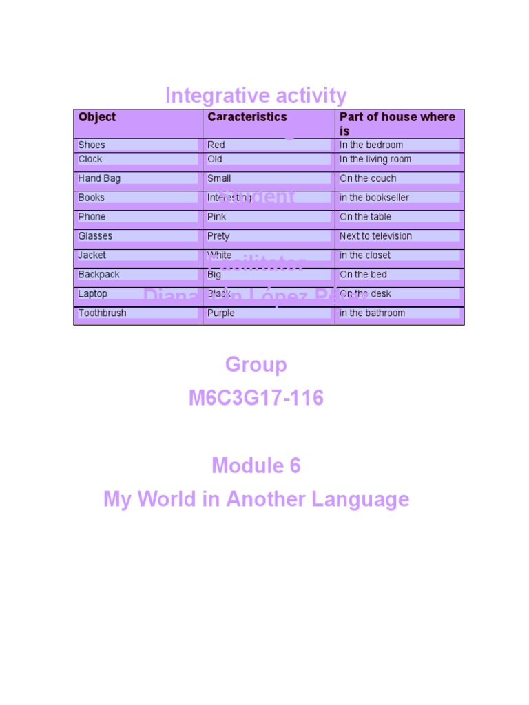 Modulo 6 Ingles | PDF