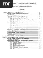 Commonwealth of Learning Executive MBA/MPA SCOM 4611: Quality Management